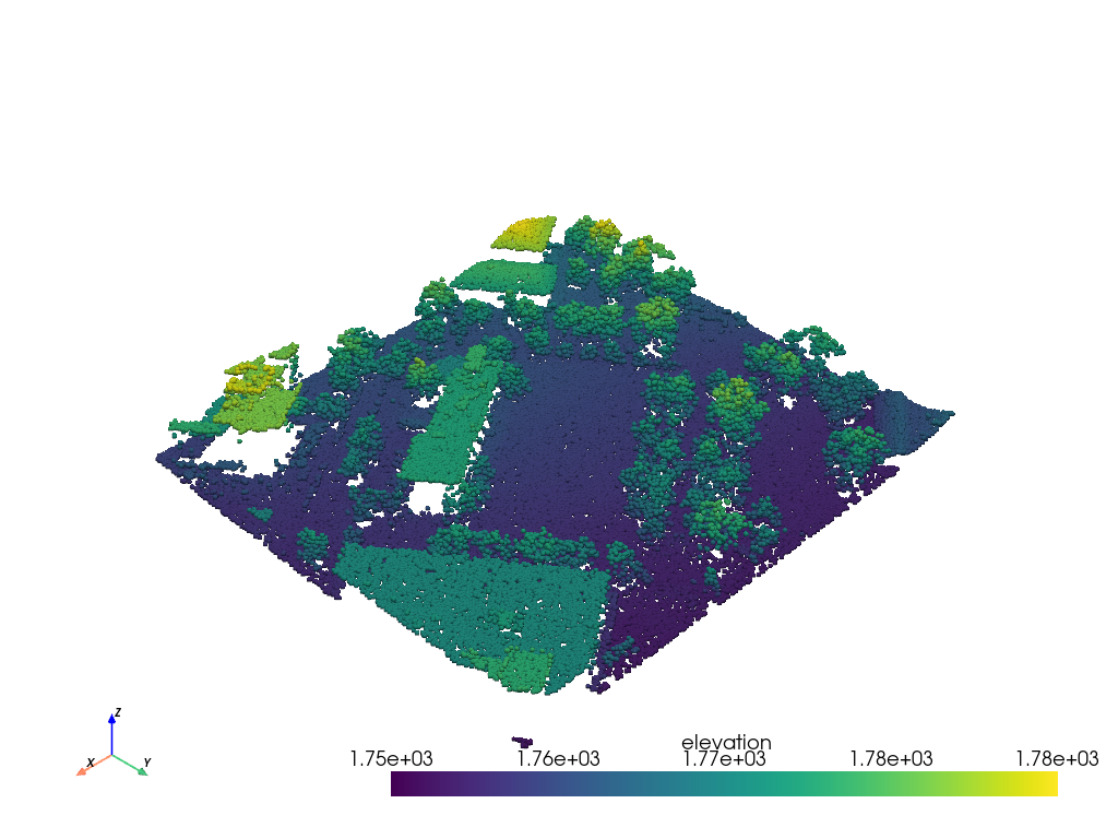 b create point cloud