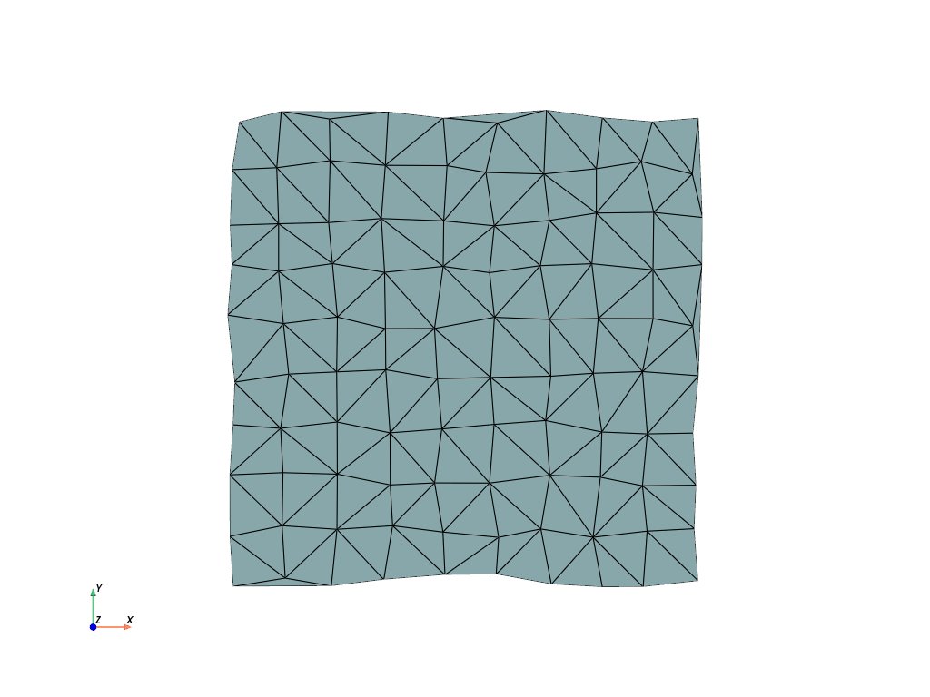 d create tri surface