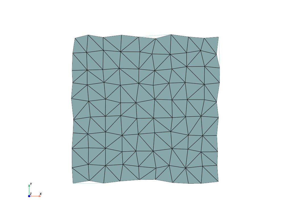 d create tri surface