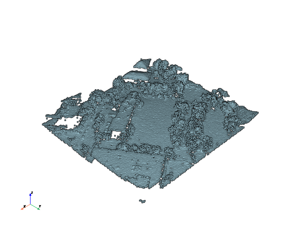 b create point cloud