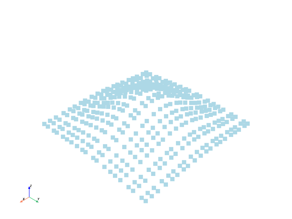 d create tri surface