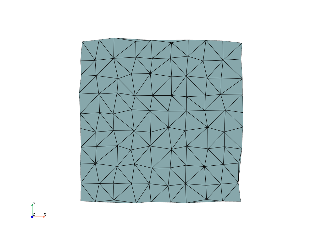 d create tri surface